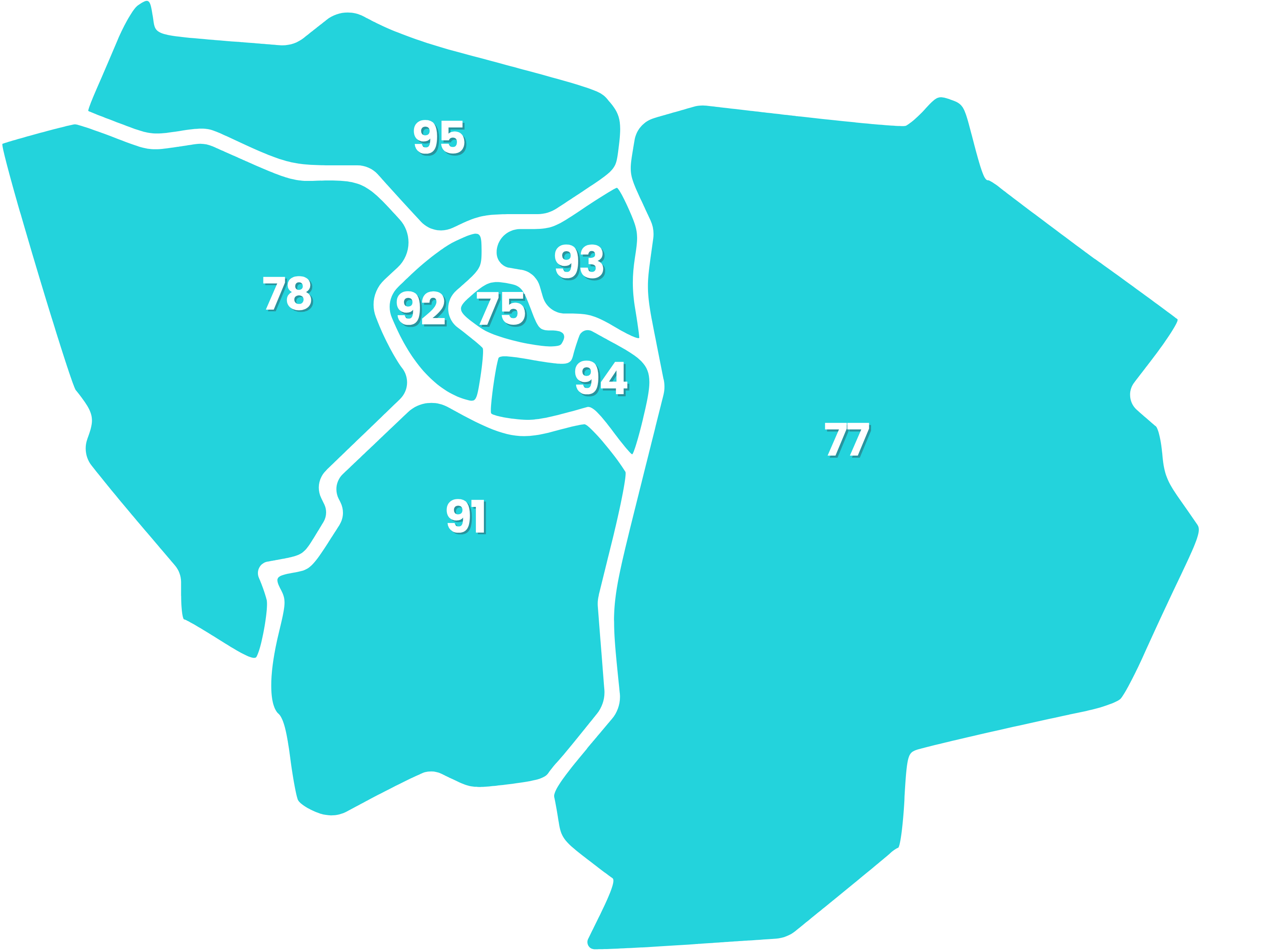 carte géographique des disponibilité de bioetclean